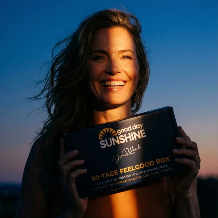 Ganzheitlich wohlfühlen in 90 Tagen – die Feelgood Box von Good Day Sunshine – Dr. Pehböck